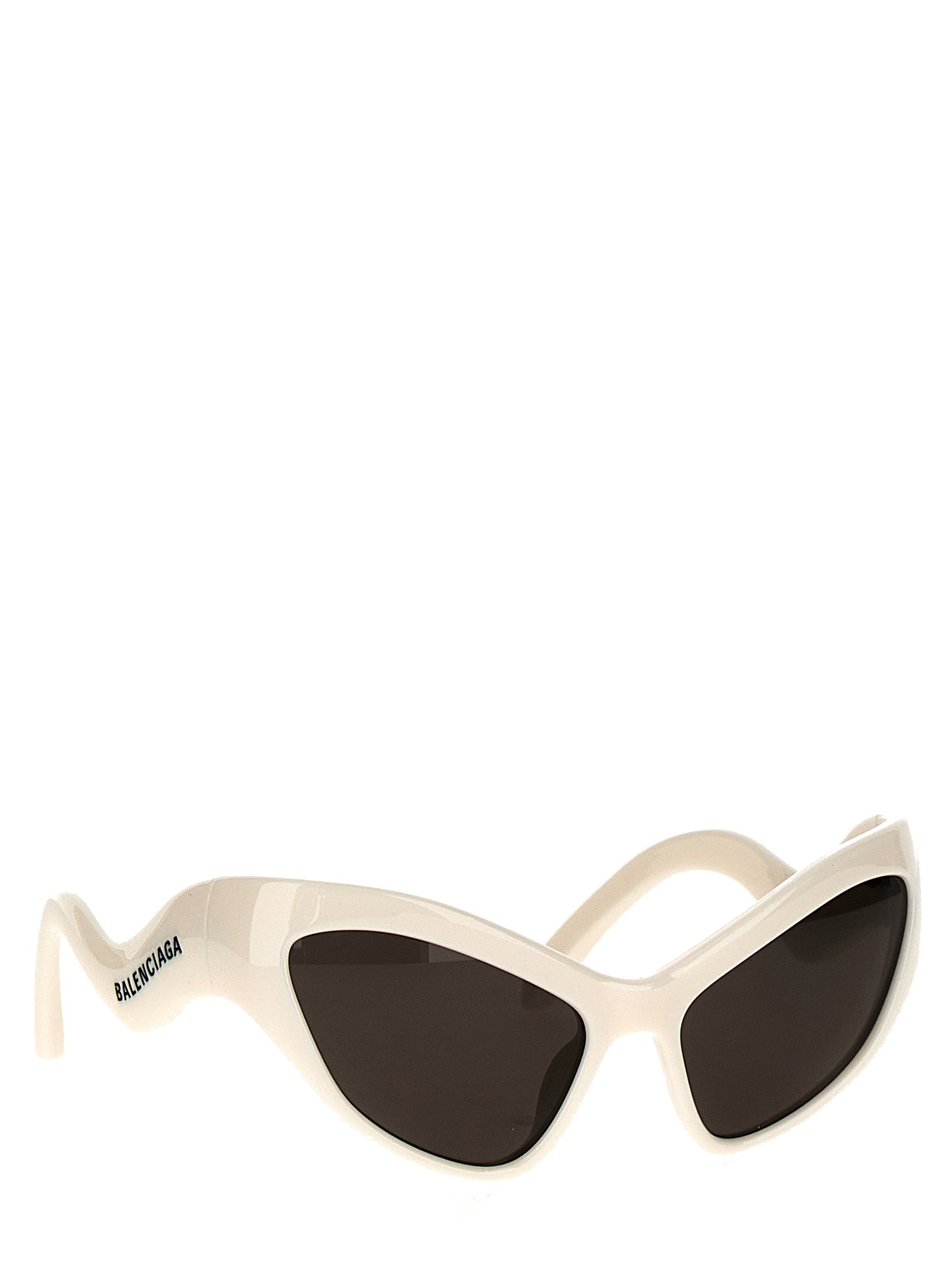 Balenciaga White Nylon Sunglasses