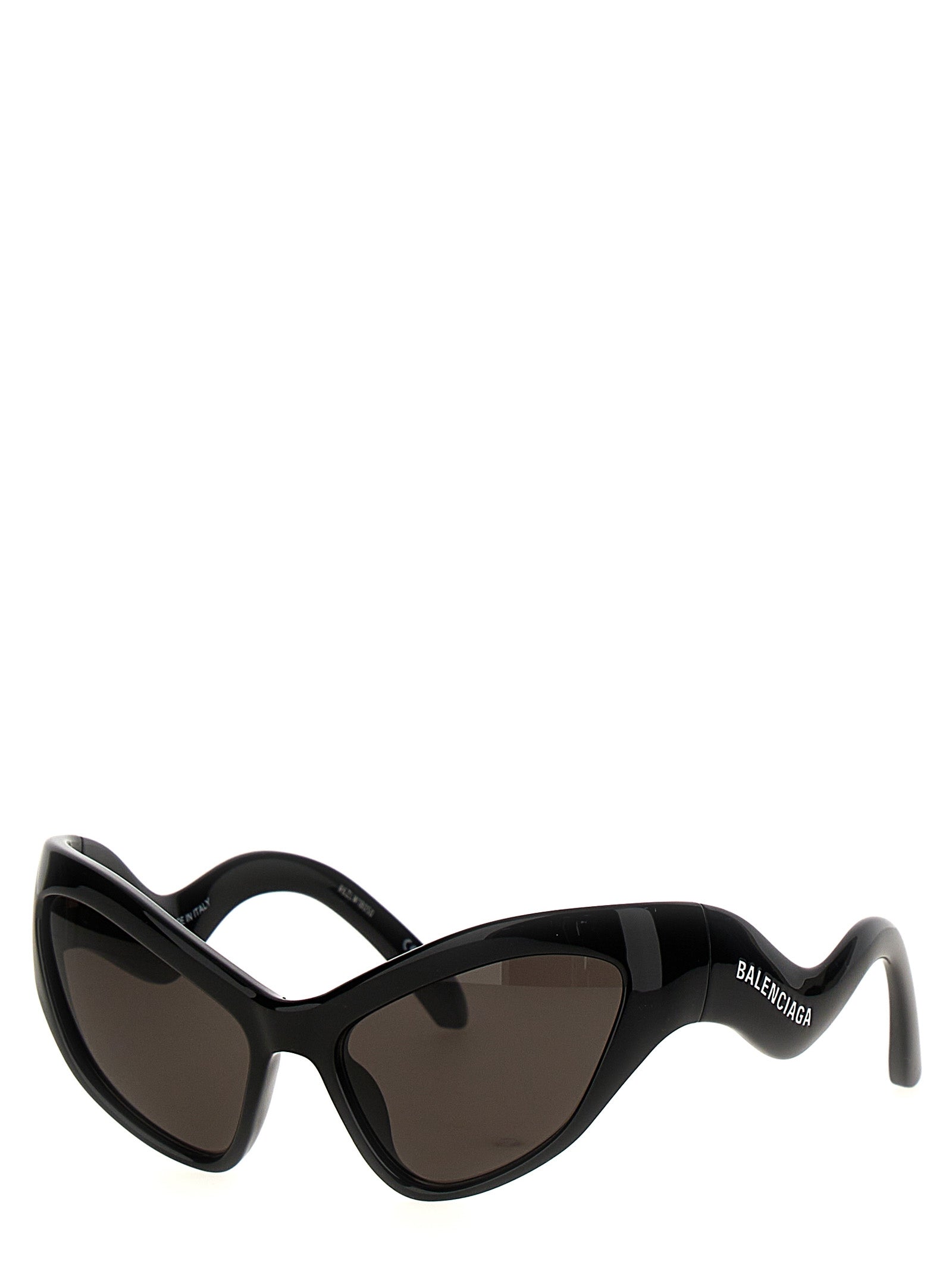 Balenciaga Black Nylon Sunglasses