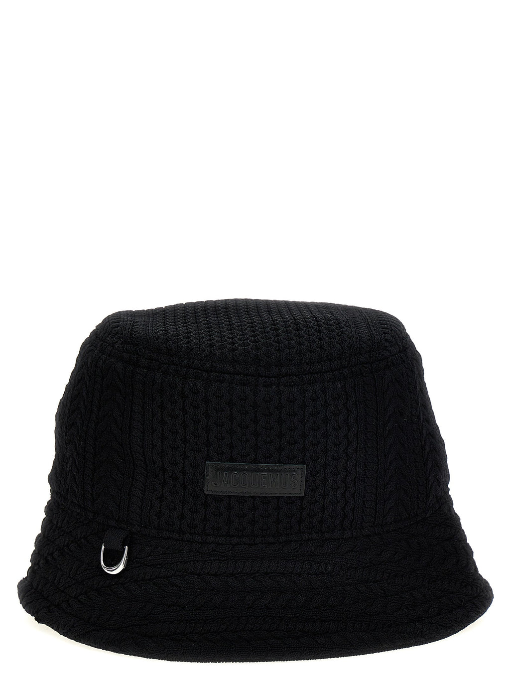 Jacquemus Black Viscose Bucket Hat