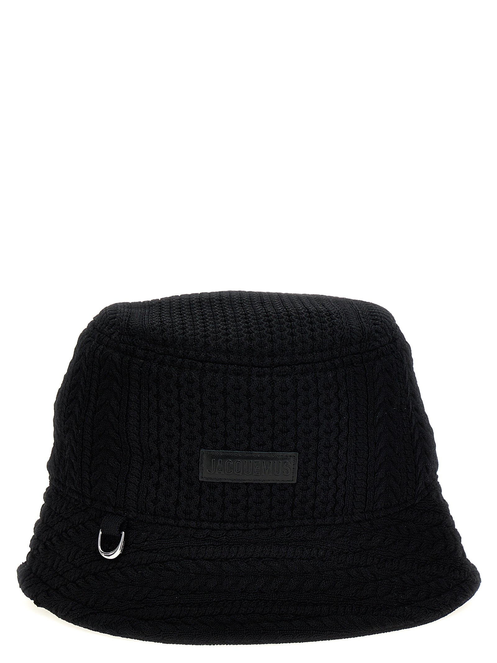 Jacquemus Black Viscose Bucket Hat