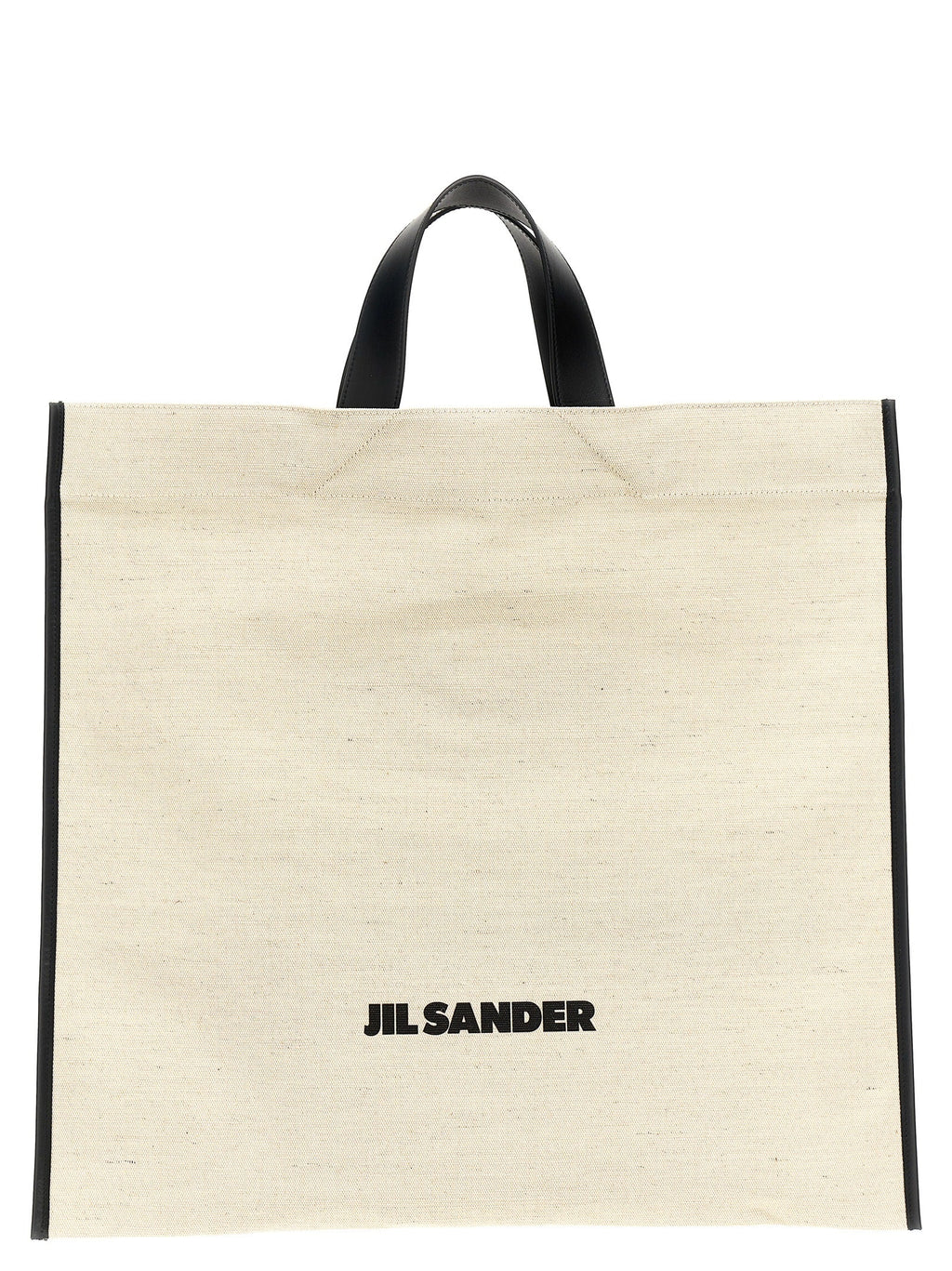 Jil Sander Bicolor Jute Tote Bag
