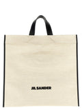 Jil Sander Bicolor Jute Tote Bag