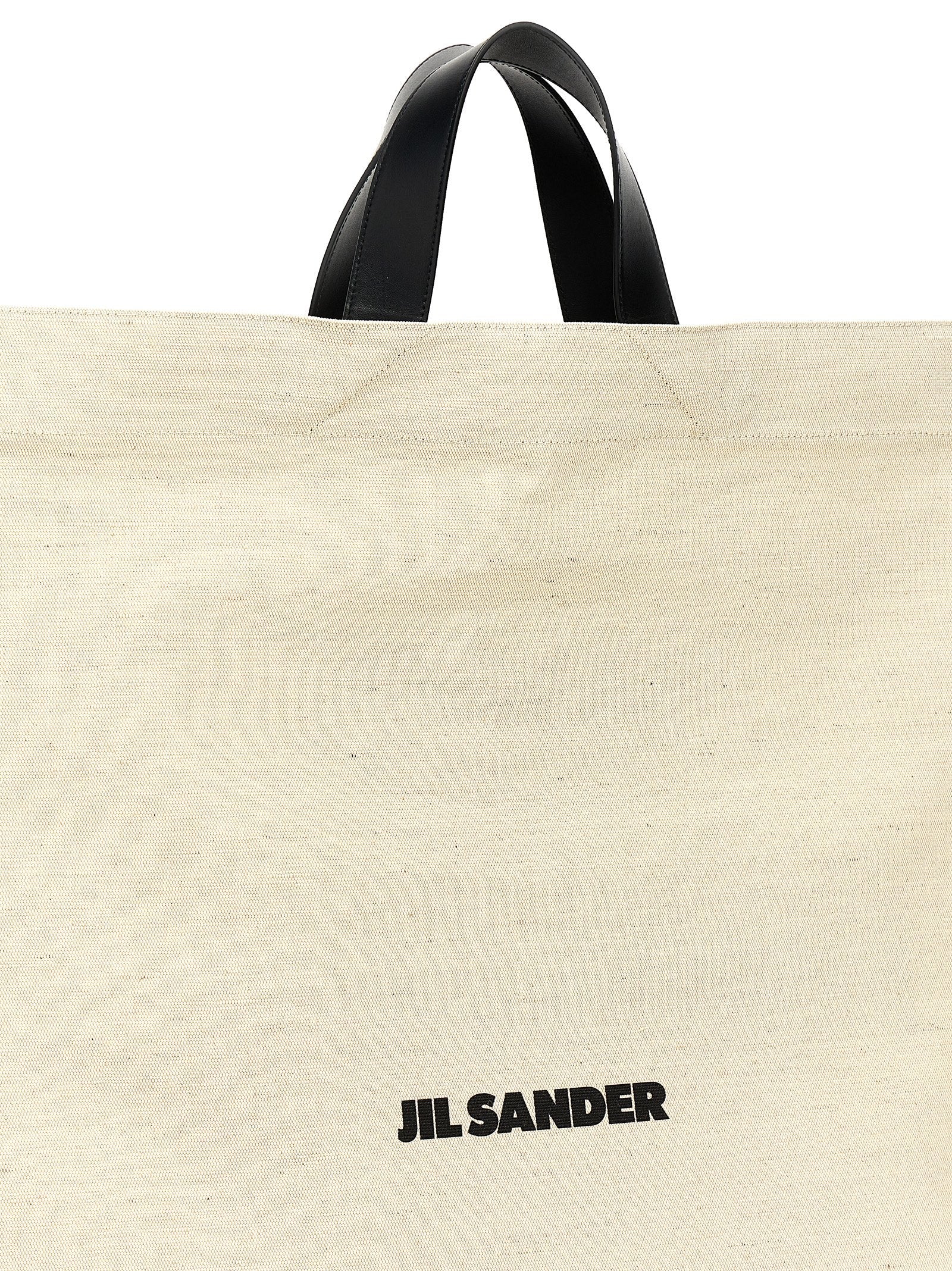 Jil Sander Bicolor Jute Tote Bag