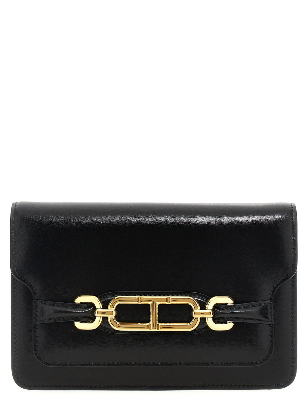 Tom Ford Black Leather Crossbody Bag