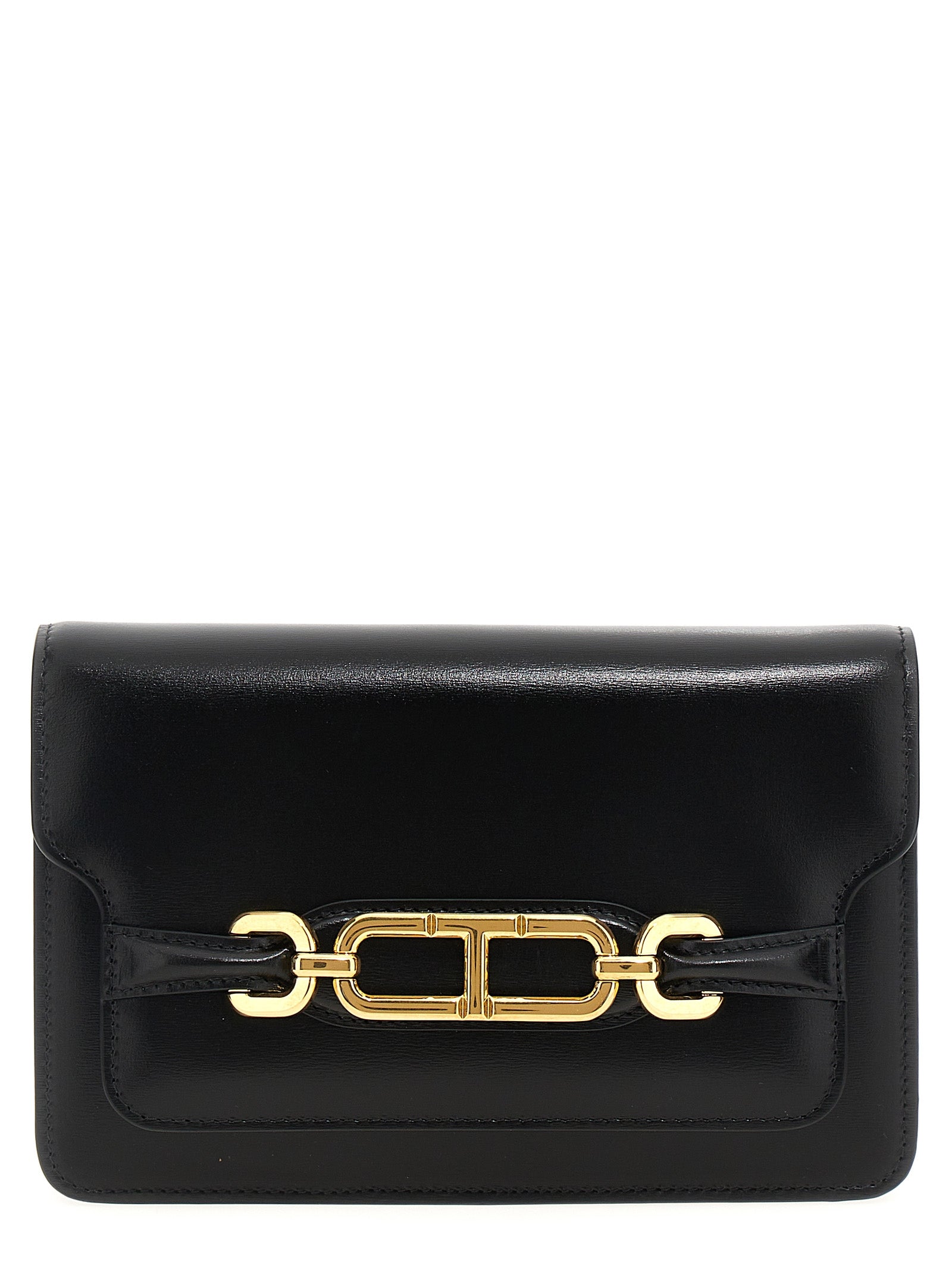 Tom Ford Black Leather Crossbody Bag