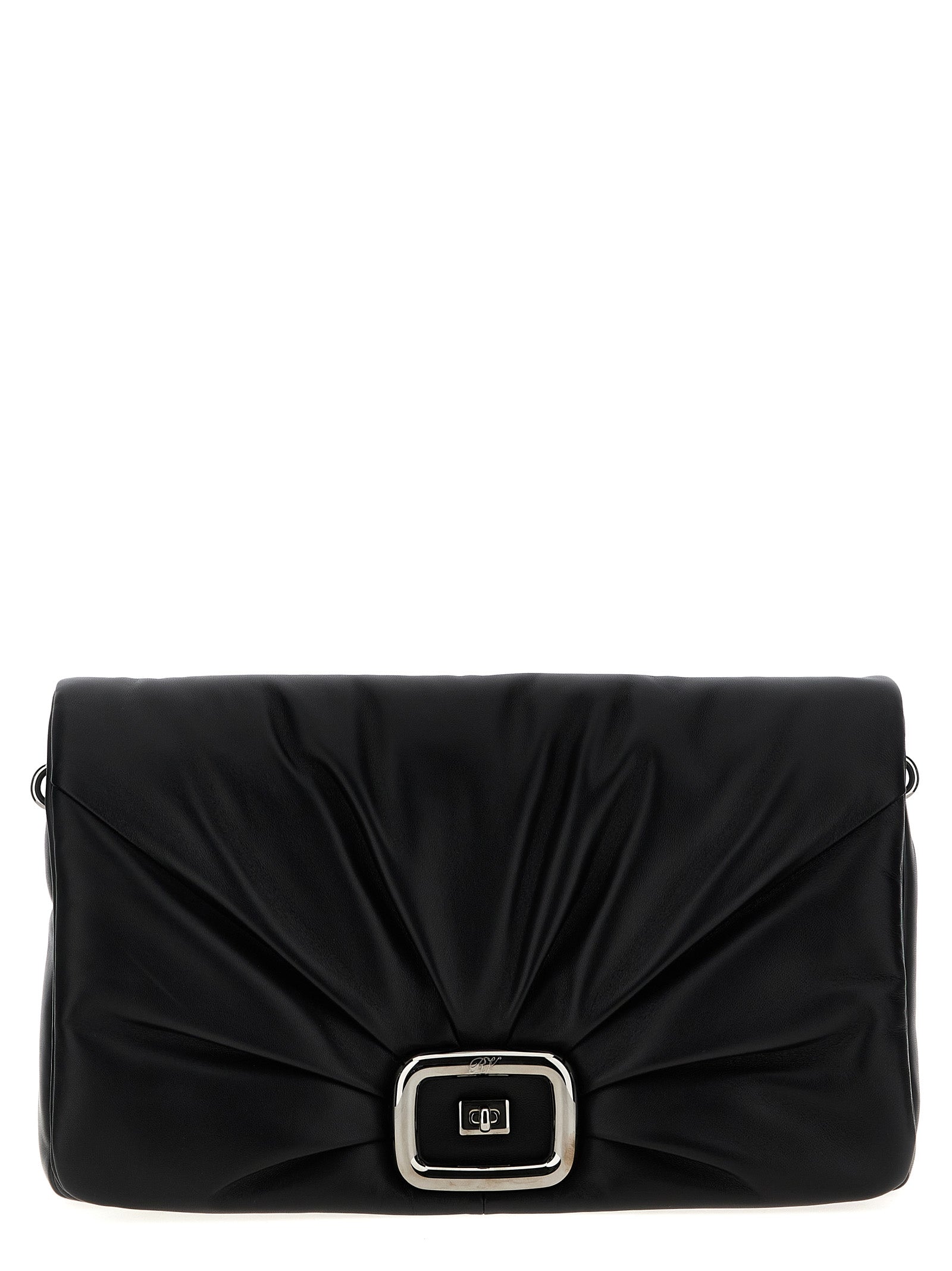 Roger Vivier Black Leather Shoulder Bag