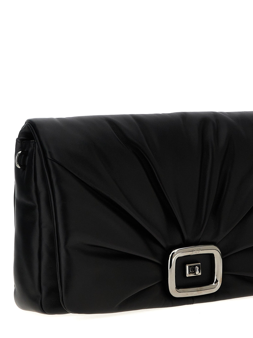 Roger Vivier Black Leather Shoulder Bag