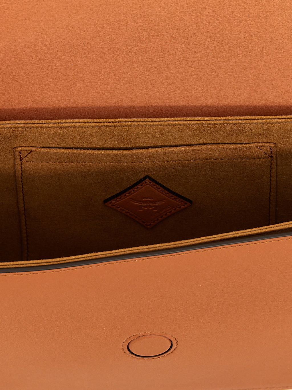 MCM Brown Calfskin Crossbody Bag