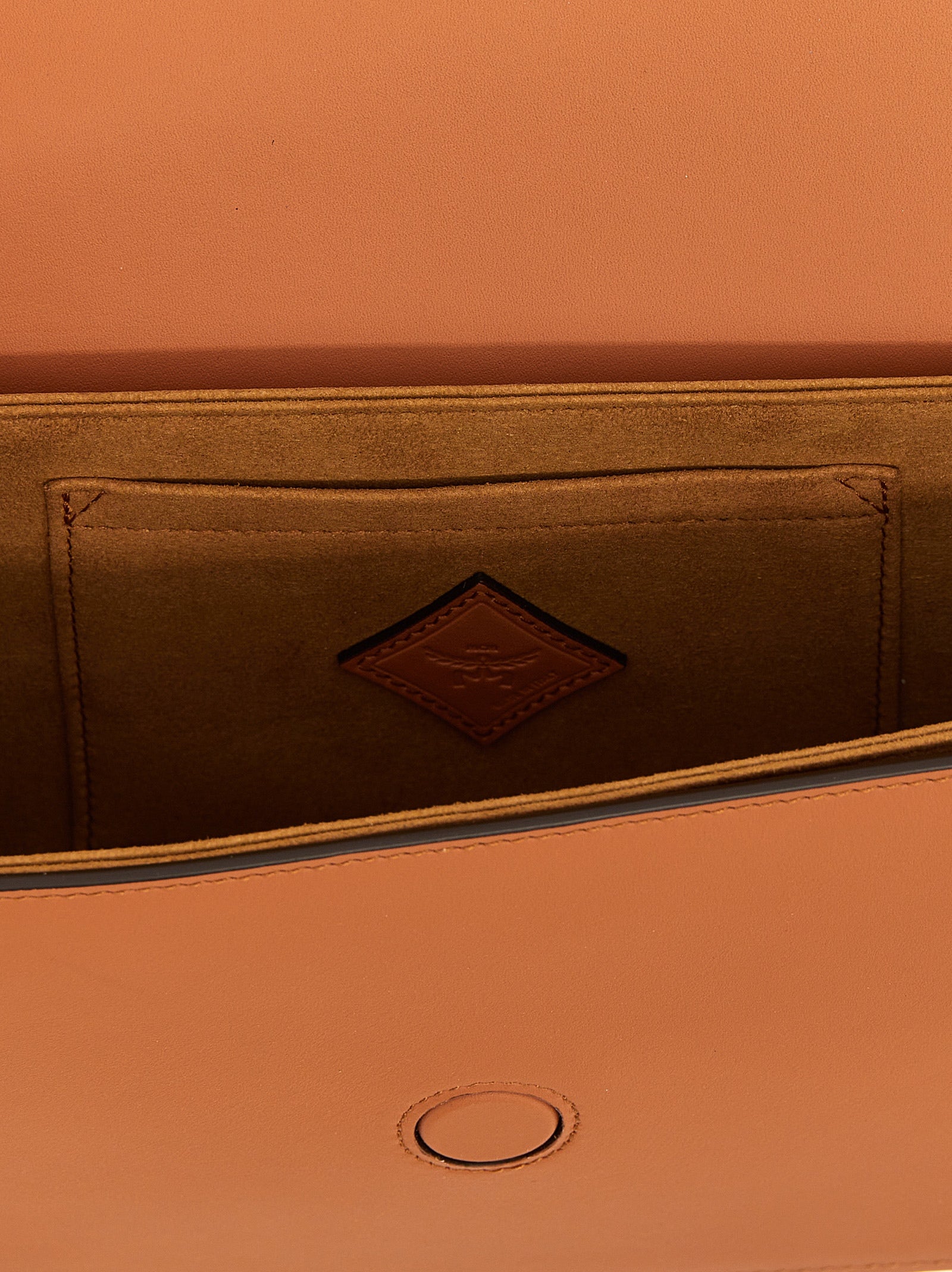 MCM Brown Calfskin Crossbody Bag