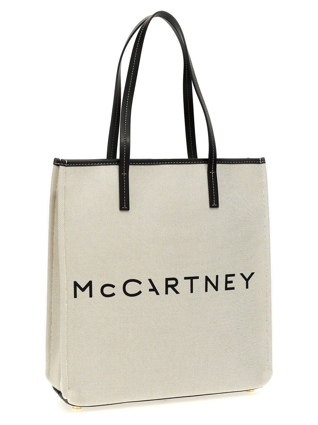 Stella McCartney Beige Cotton Tote Bag