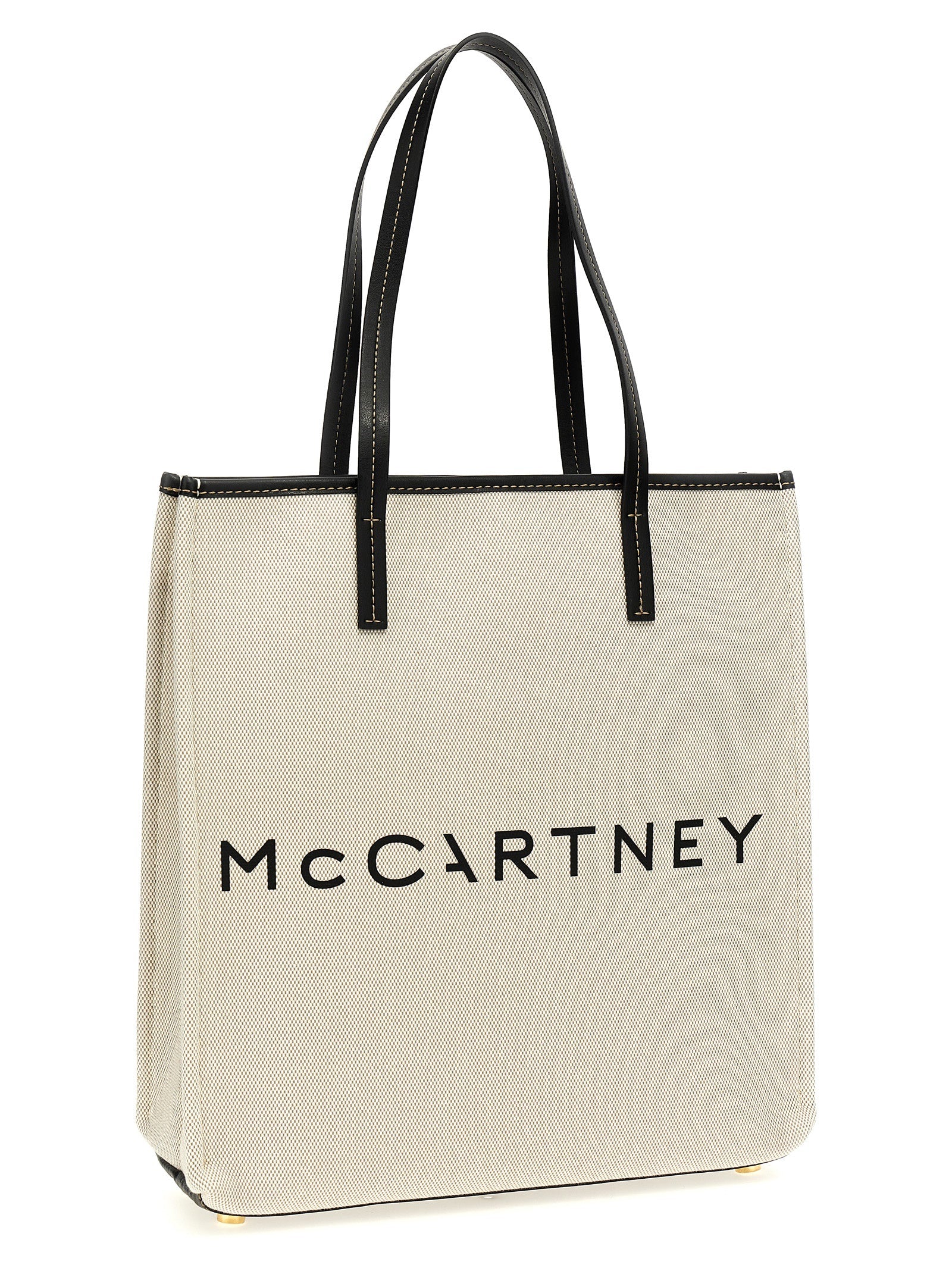 Stella McCartney Beige Cotton Tote Bag