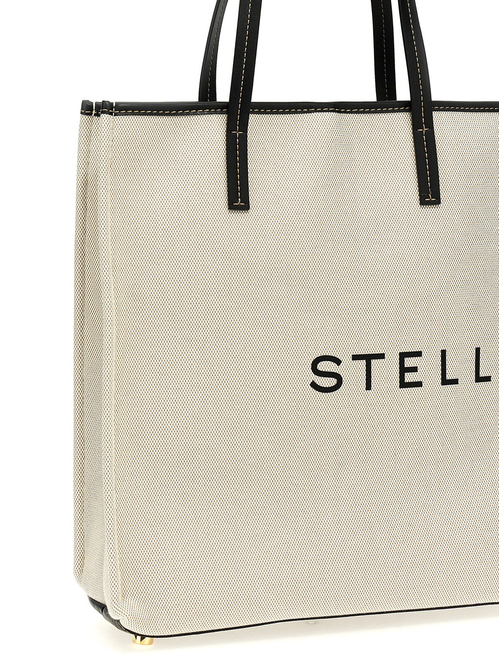 Stella McCartney Beige Cotton Tote Bag
