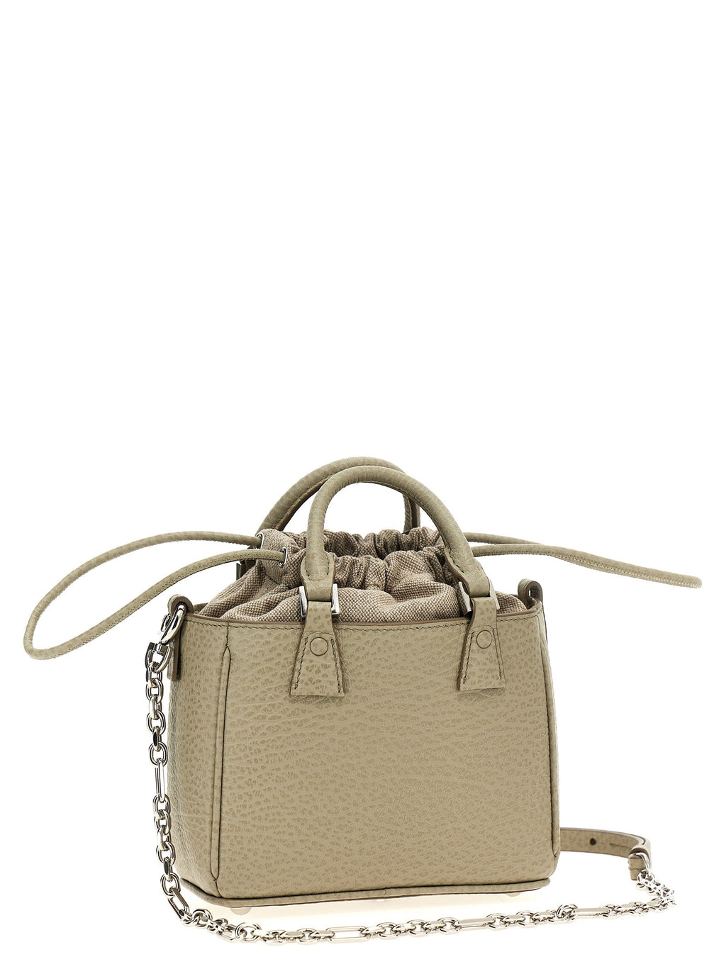 Maison Margiela Gray Calfskin Handbag