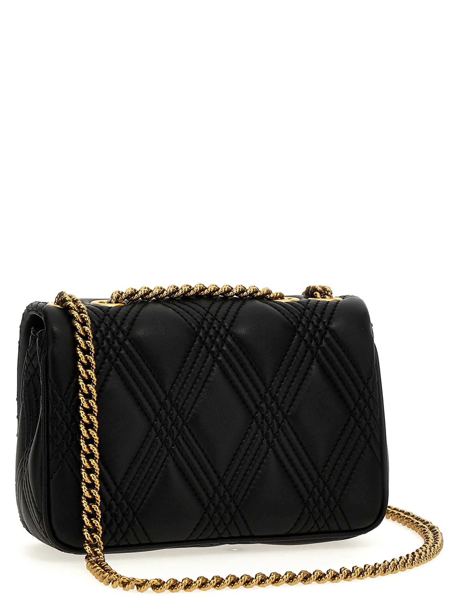 Valentino Garavani Black Lamb Leather Shoulder Bag