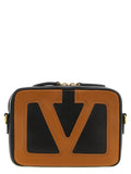 Valentino Garavani Brown Lamb Leather Crossbody Bag