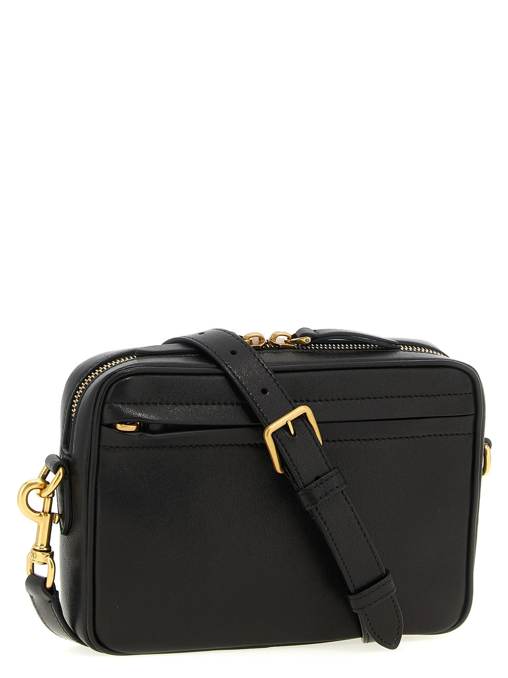 Valentino Garavani Brown Lamb Leather Crossbody Bag