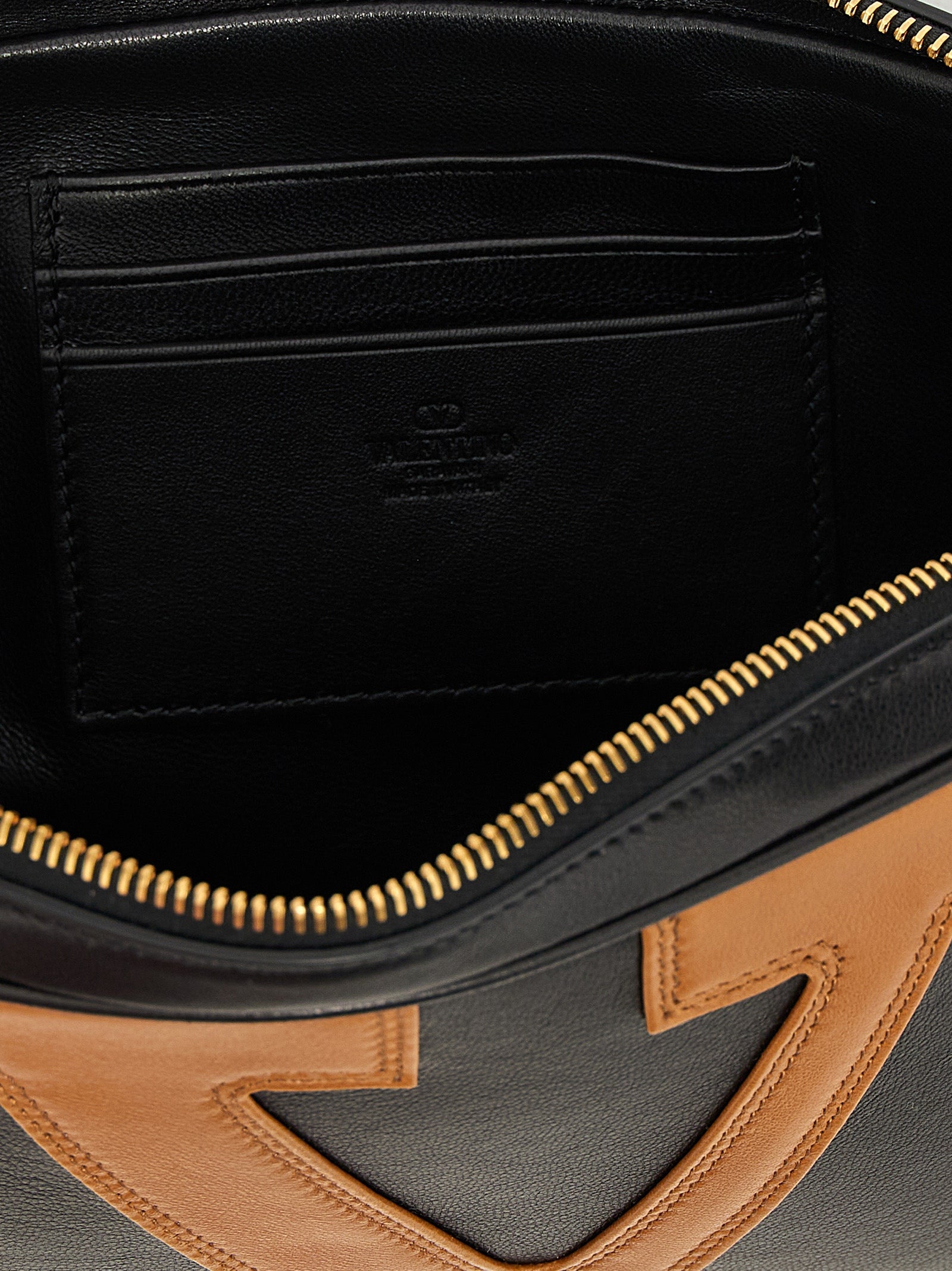 Valentino Garavani Multicolor Lamb Leather Clutch Bag