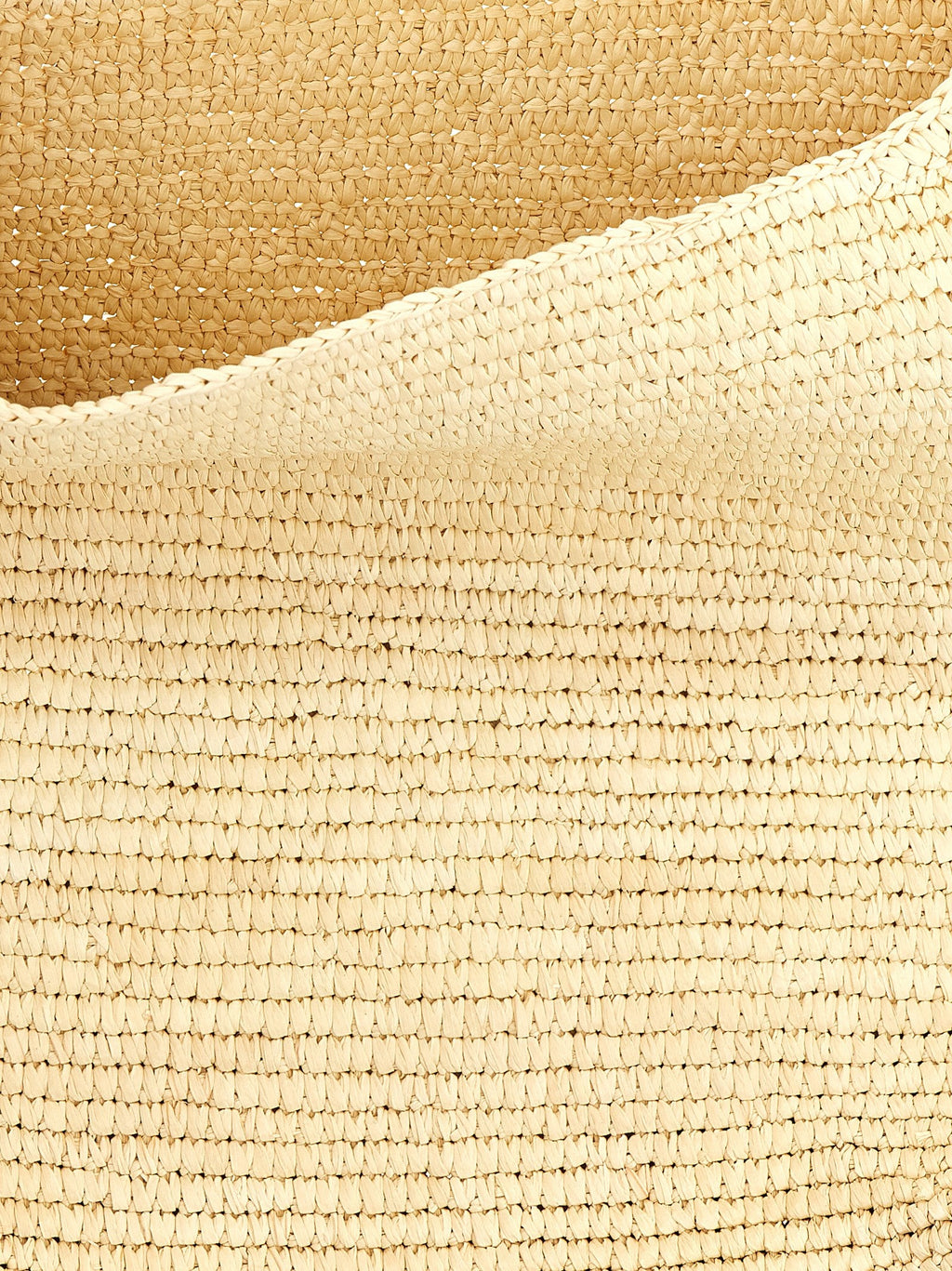 Maison Michel Brown Raffia Shoulder Bag