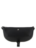 Courrèges Black Calfskin Shoulder Bag