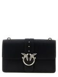 PINKO Black Goatskin Crossbody Bag