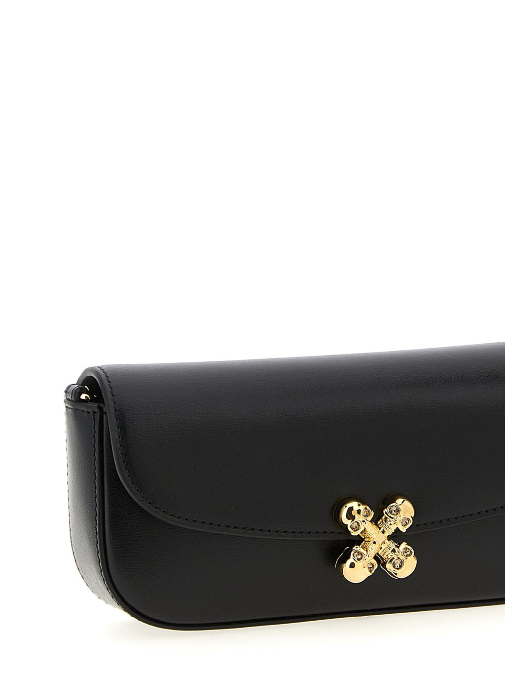 Alexander McQueen Black Calfskin Crossbody Bag