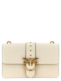 PINKO White Goatskin Crossbody Bag