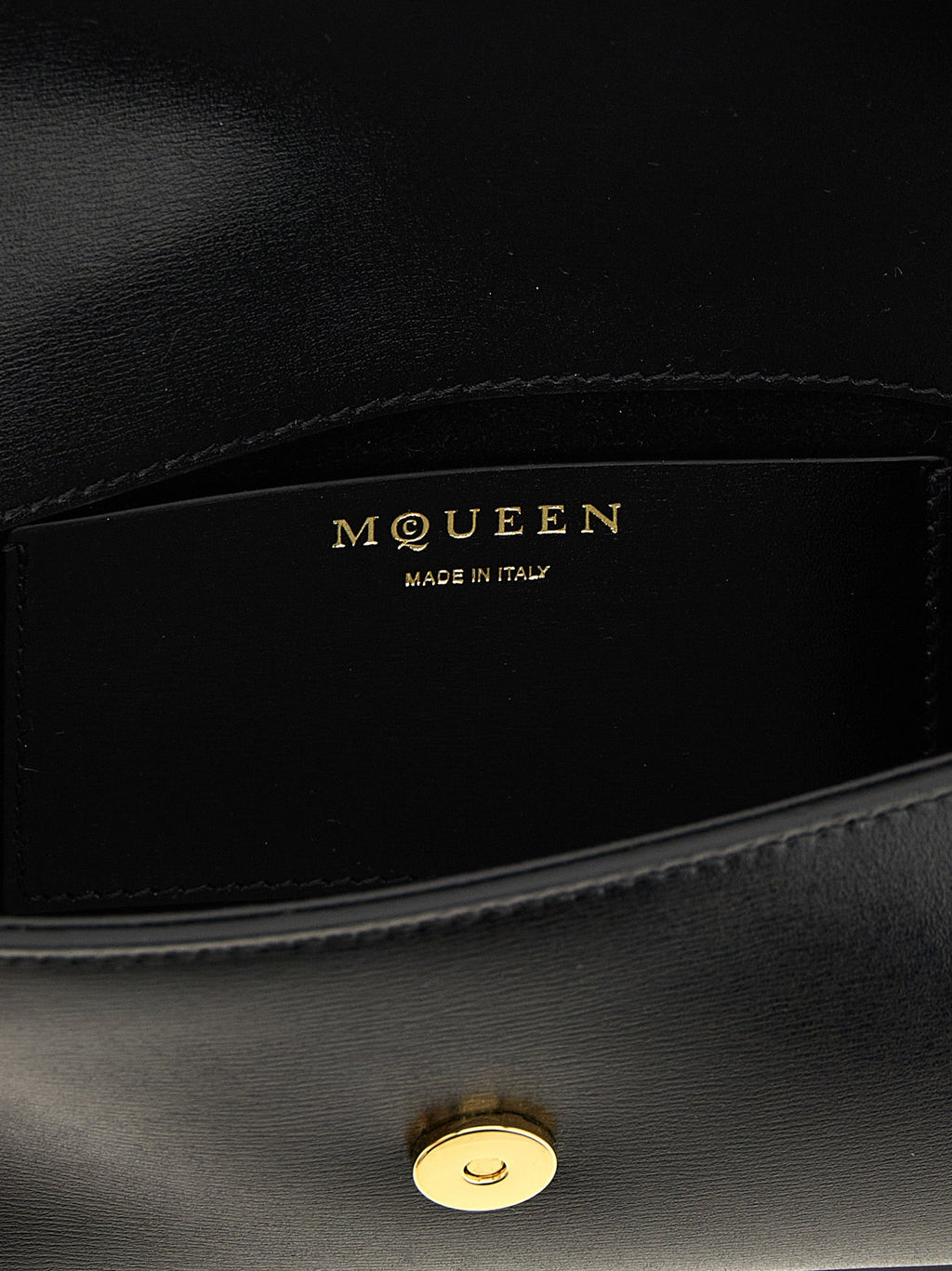 Alexander McQueen Black Calfskin Crossbody Bag