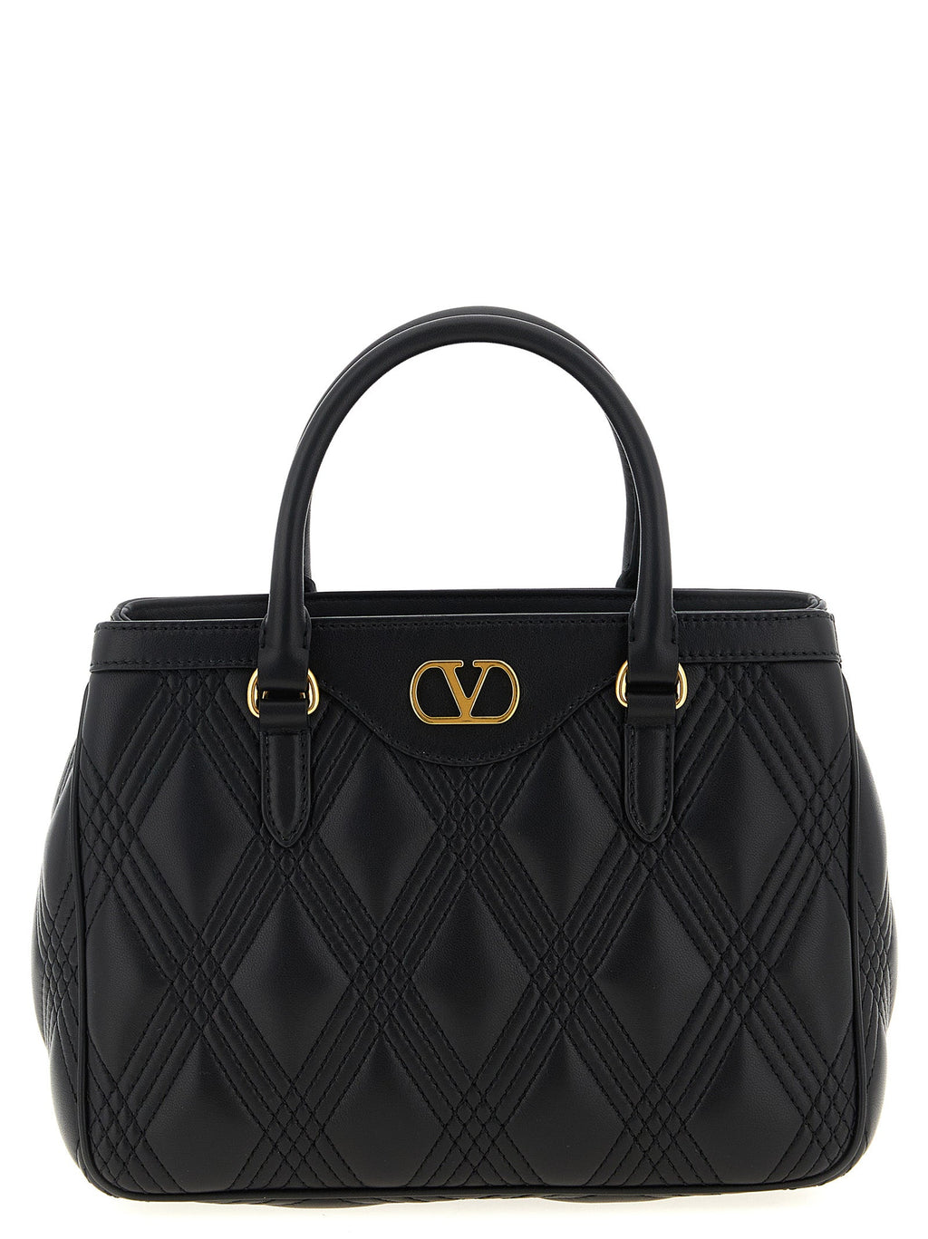 Valentino Garavani Black Lamb Leather Handbag
