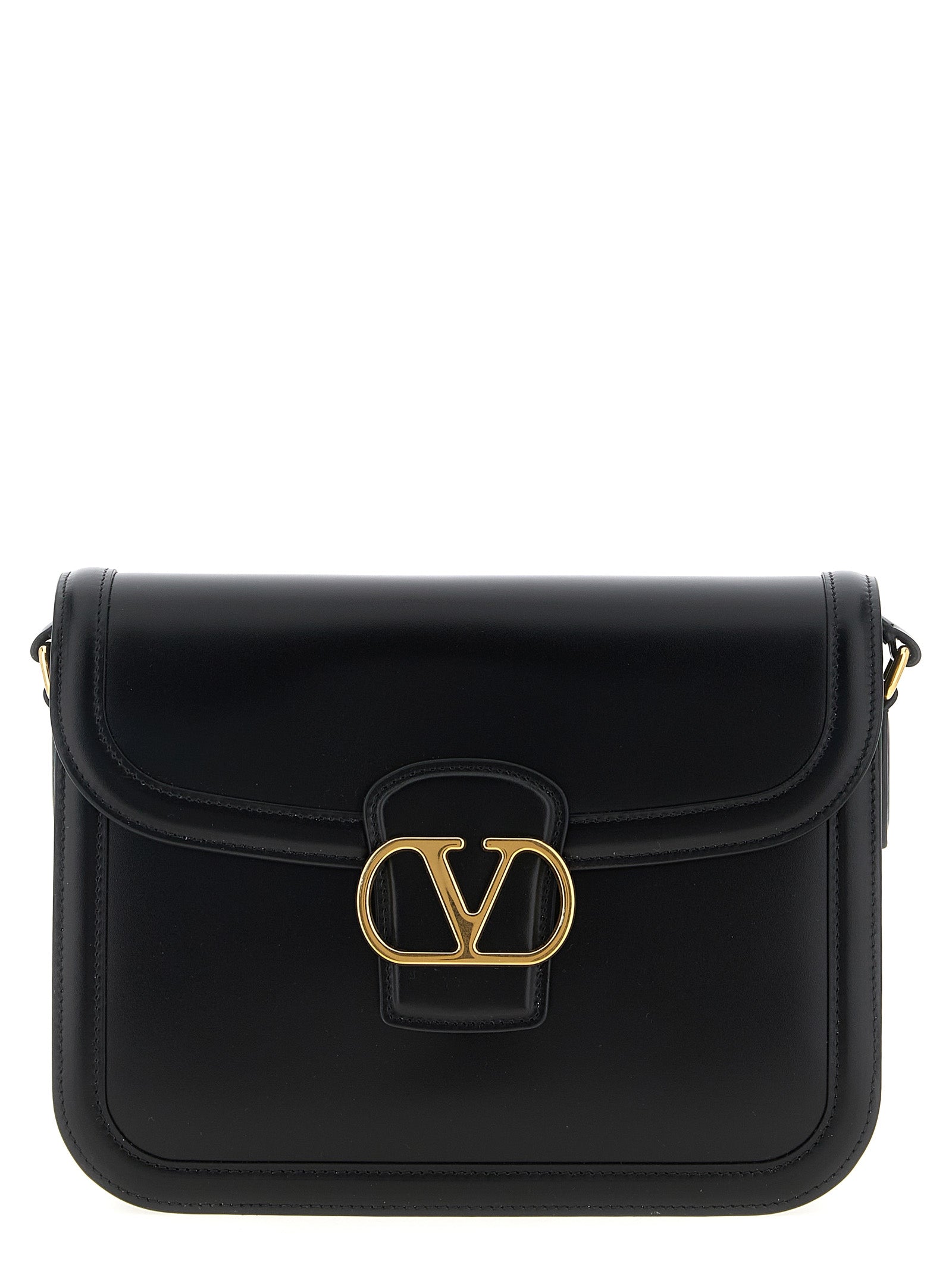 Valentino Garavani Black Calfskin Shoulder Bag