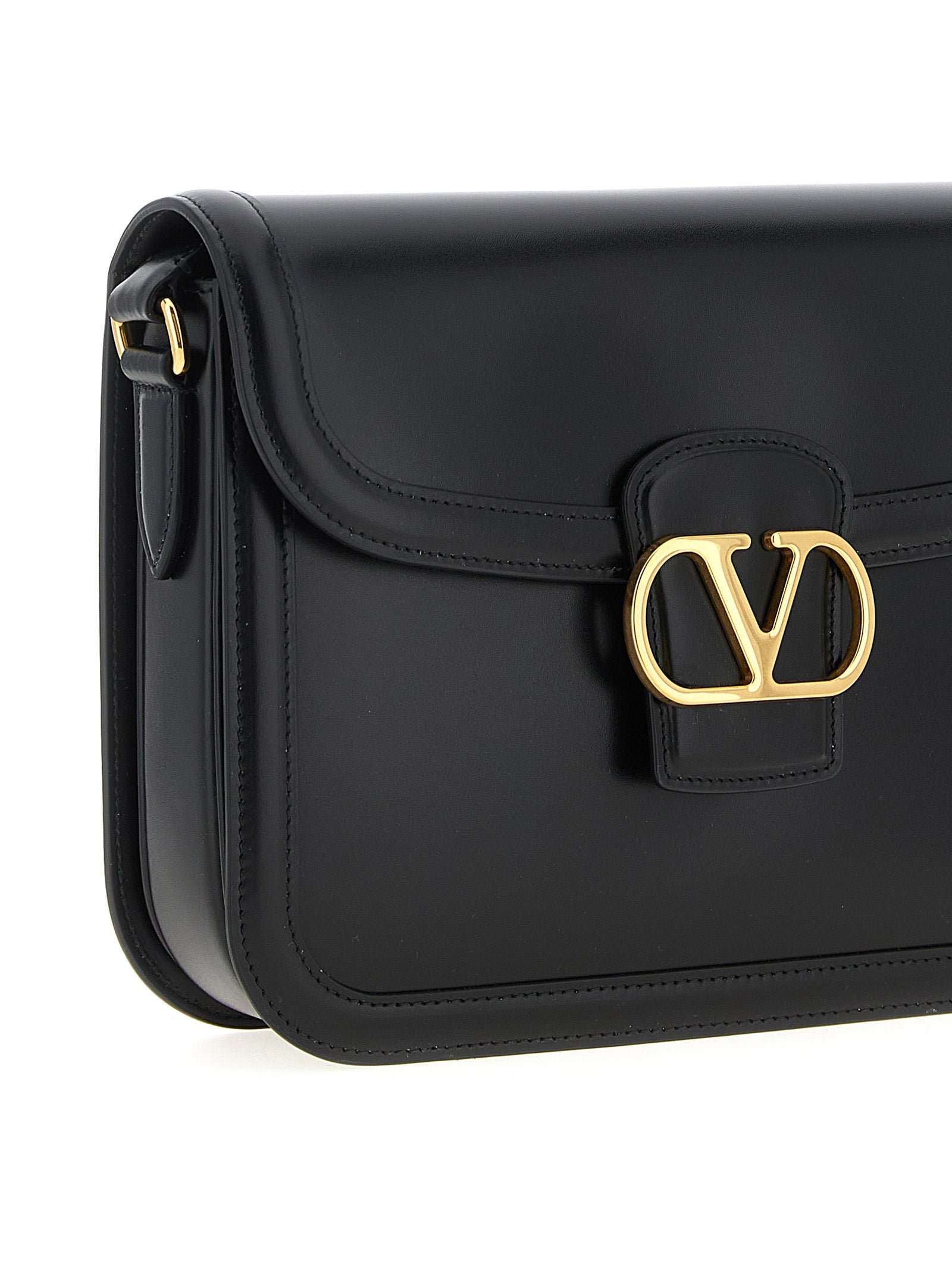 Valentino Garavani Black Calfskin Shoulder Bag