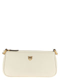 PINKO White Goatskin Crossbody Bag