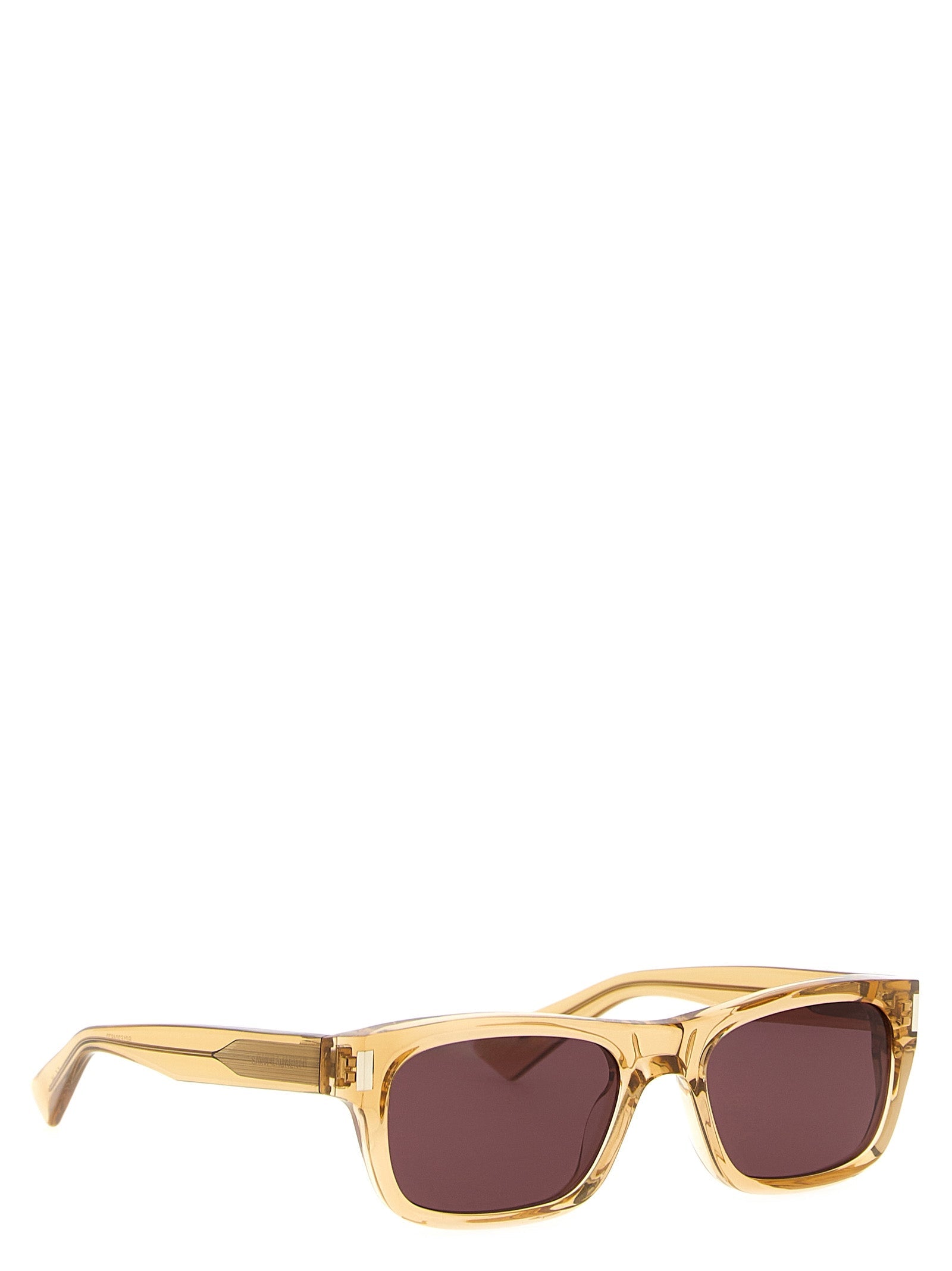 Saint Laurent Beige Acetate Sunglasses