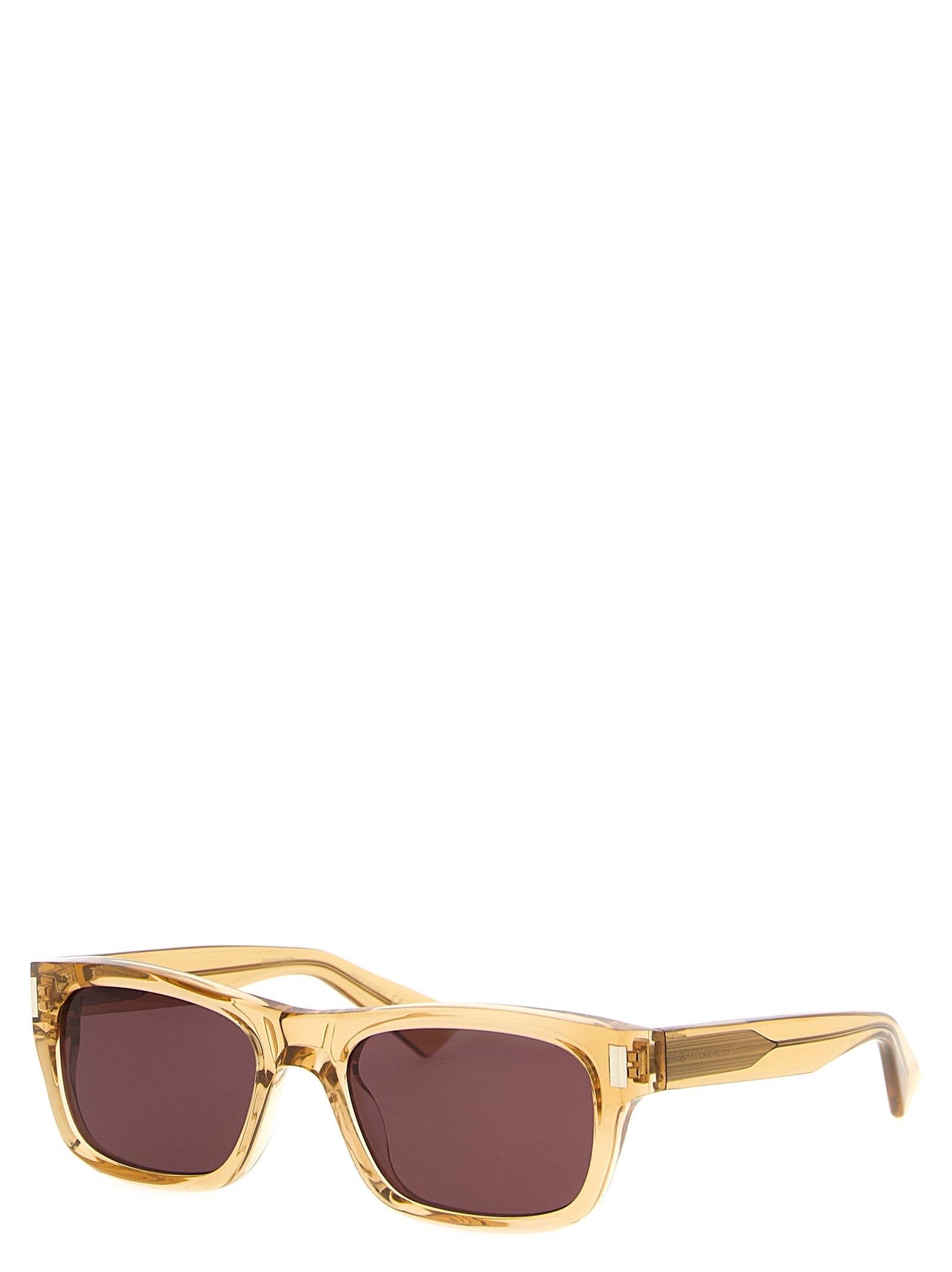 Saint Laurent Beige Acetate Sunglasses