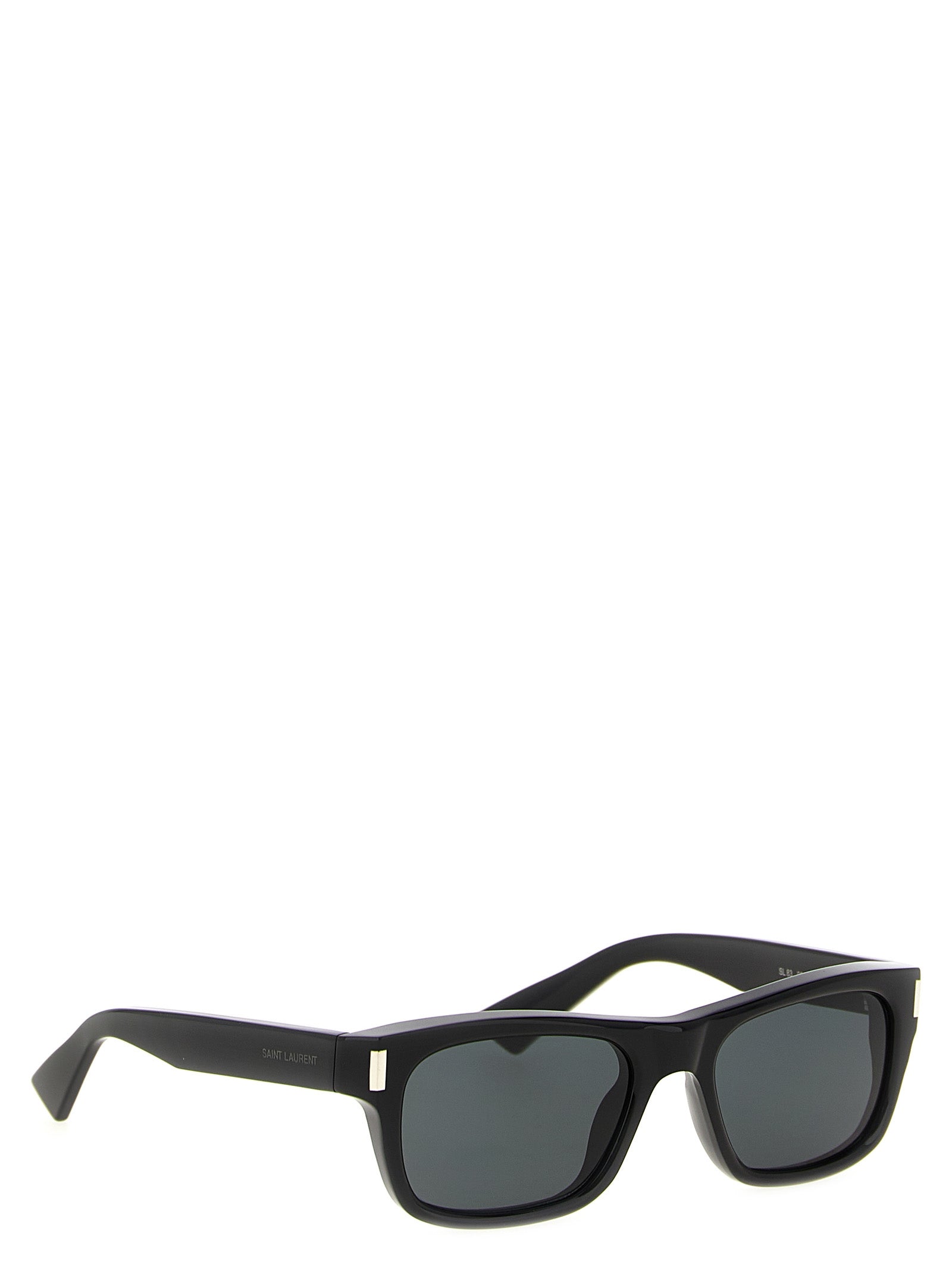 Saint Laurent Black Acetate Sunglasses