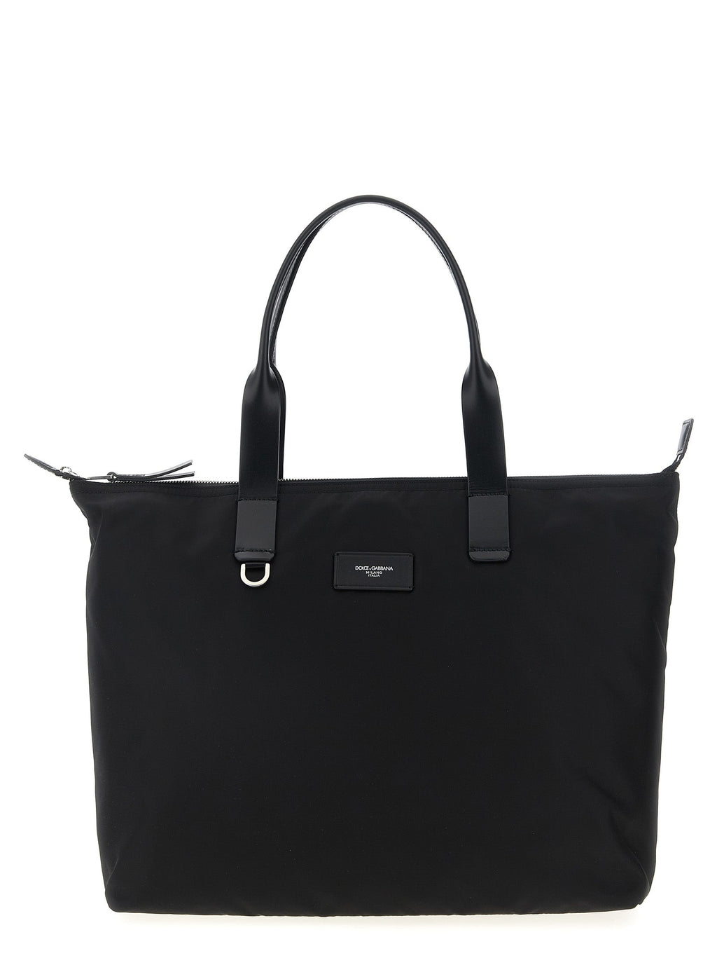 Dolce & Gabbana Black Polyamide Tote Bag