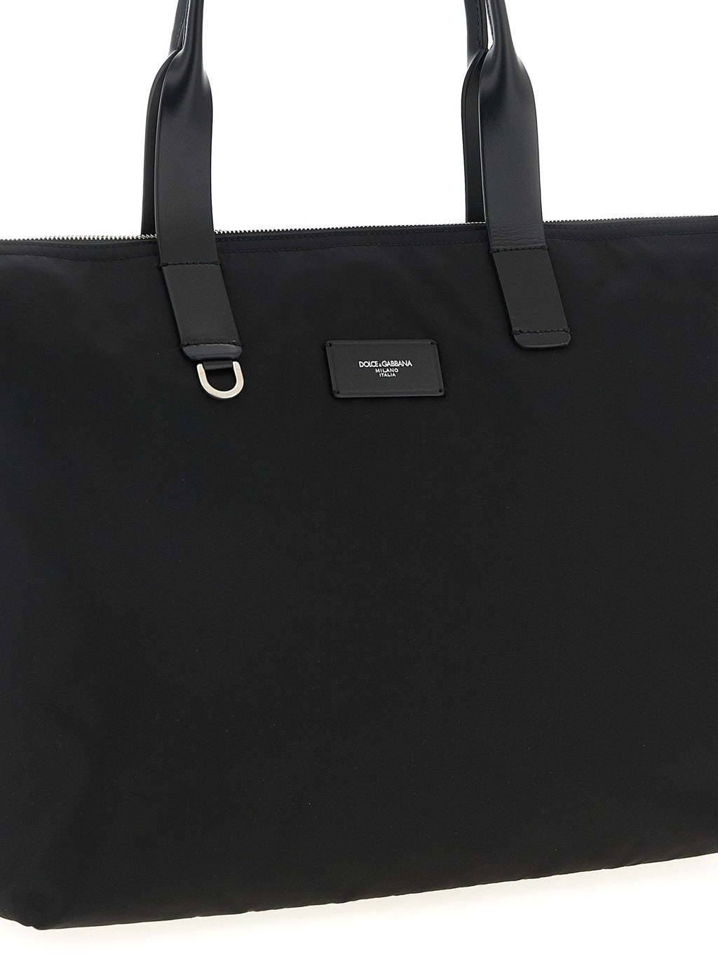 Dolce & Gabbana Black Polyamide Tote Bag