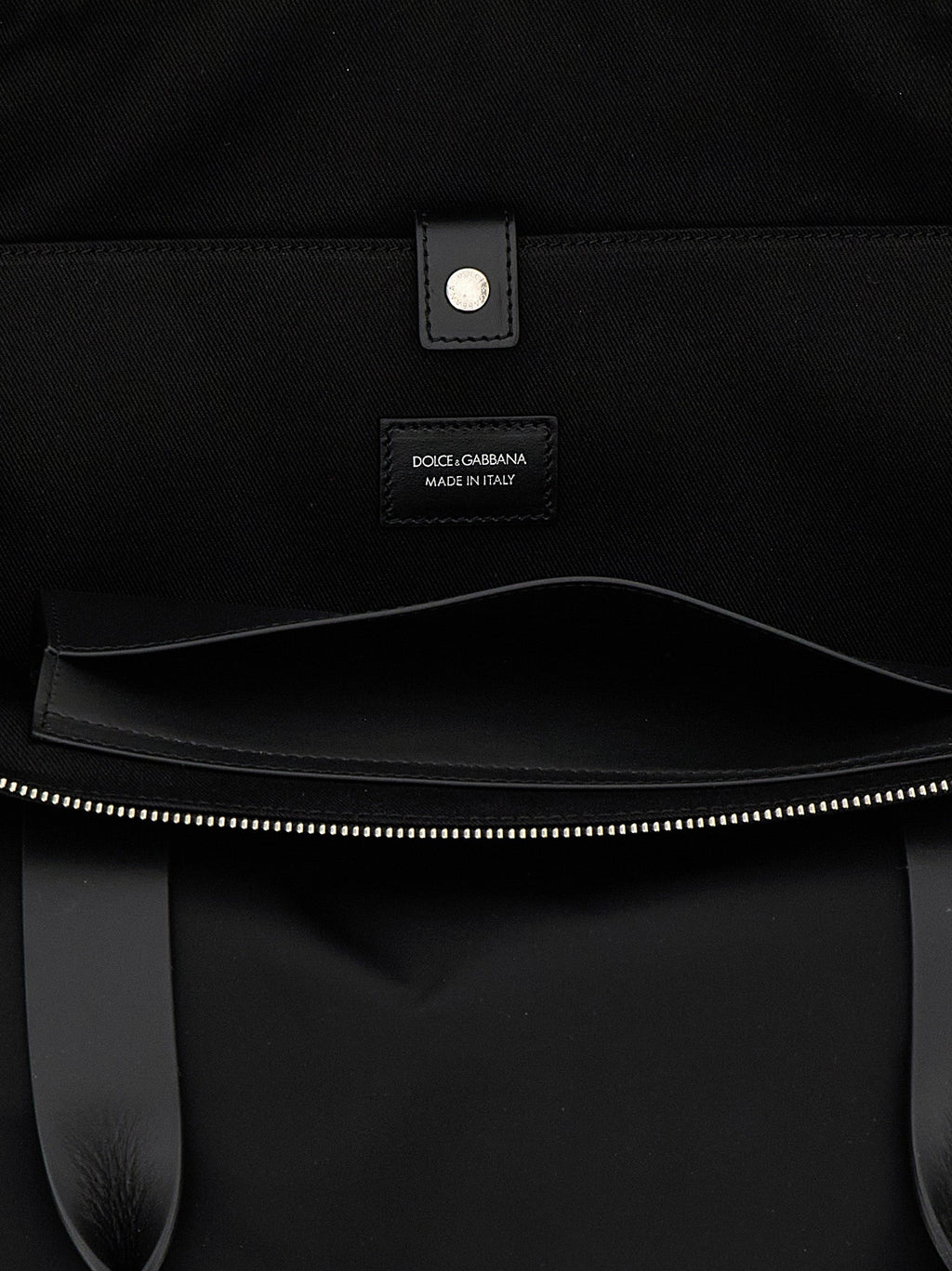 Dolce & Gabbana Black Polyamide Tote Bag