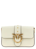 PINKO White Goatskin Crossbody Bag