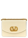 Valentino Garavani White Calfskin Shoulder Bag