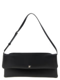 Courrèges Black Cowhide Clutch Bag