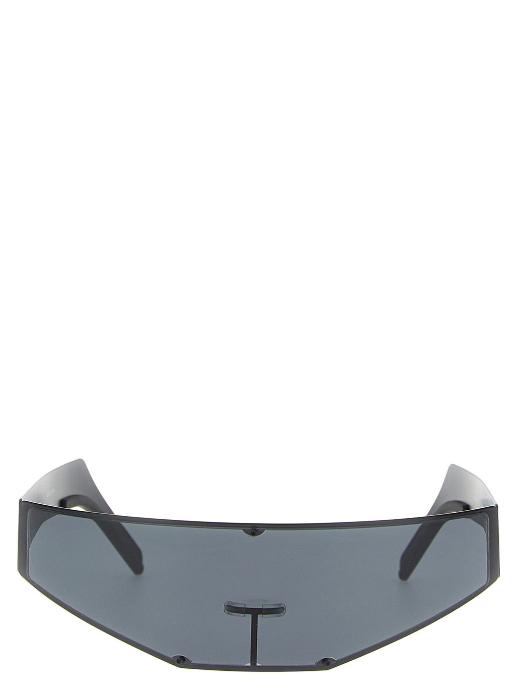 Rick Owens Black Stainless Steel Sunglasses