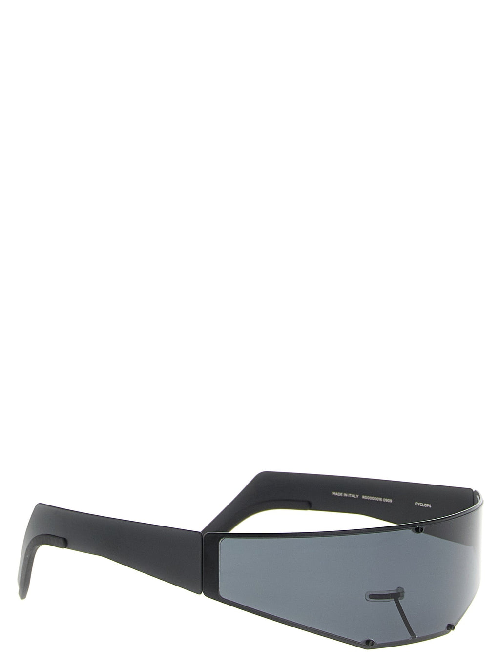 Rick Owens Black Stainless Steel Sunglasses
