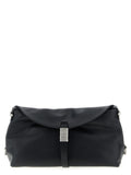 PINKO Black Goatskin Shoulder Bag