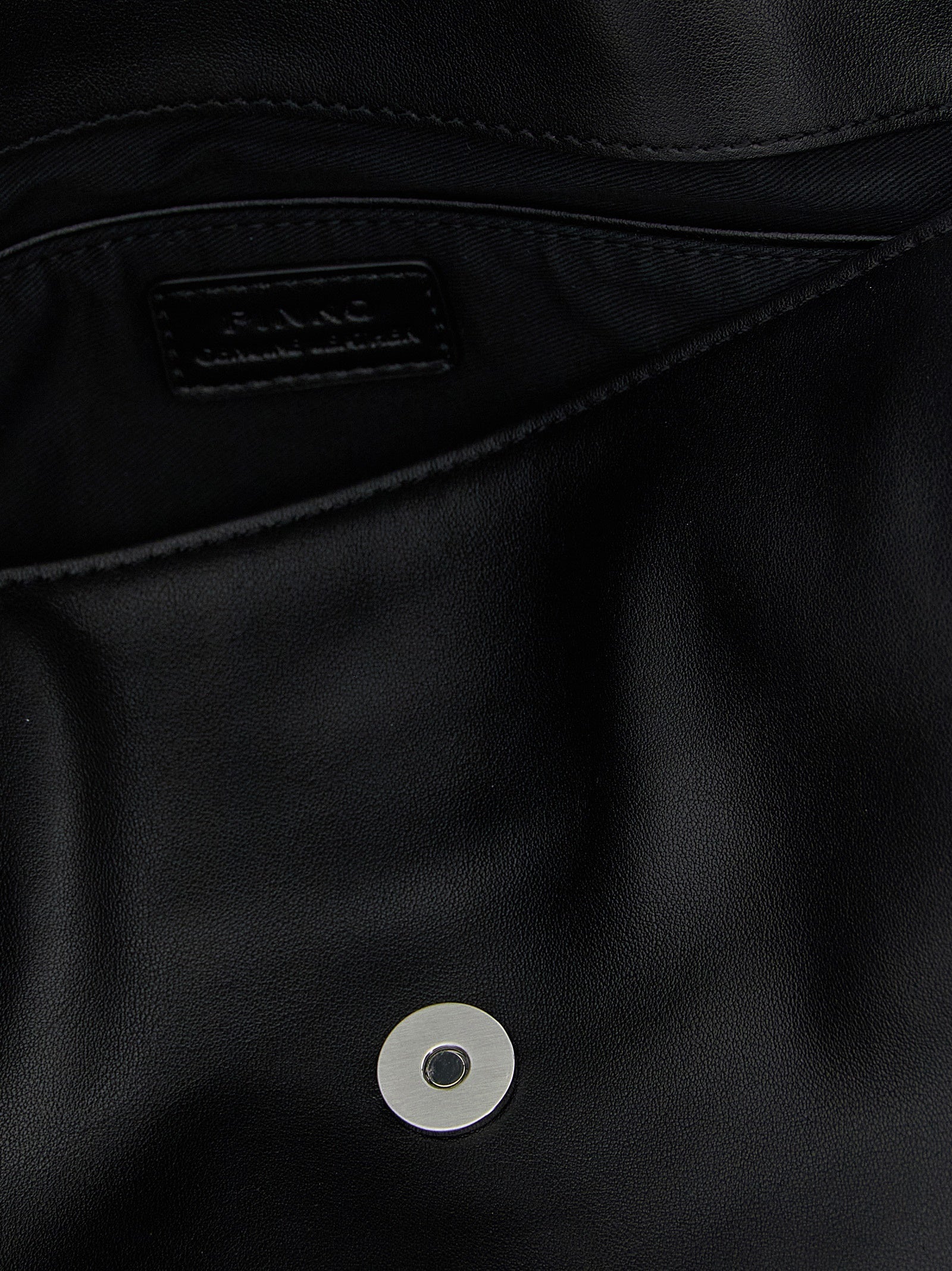 PINKO Black Goatskin Shoulder Bag