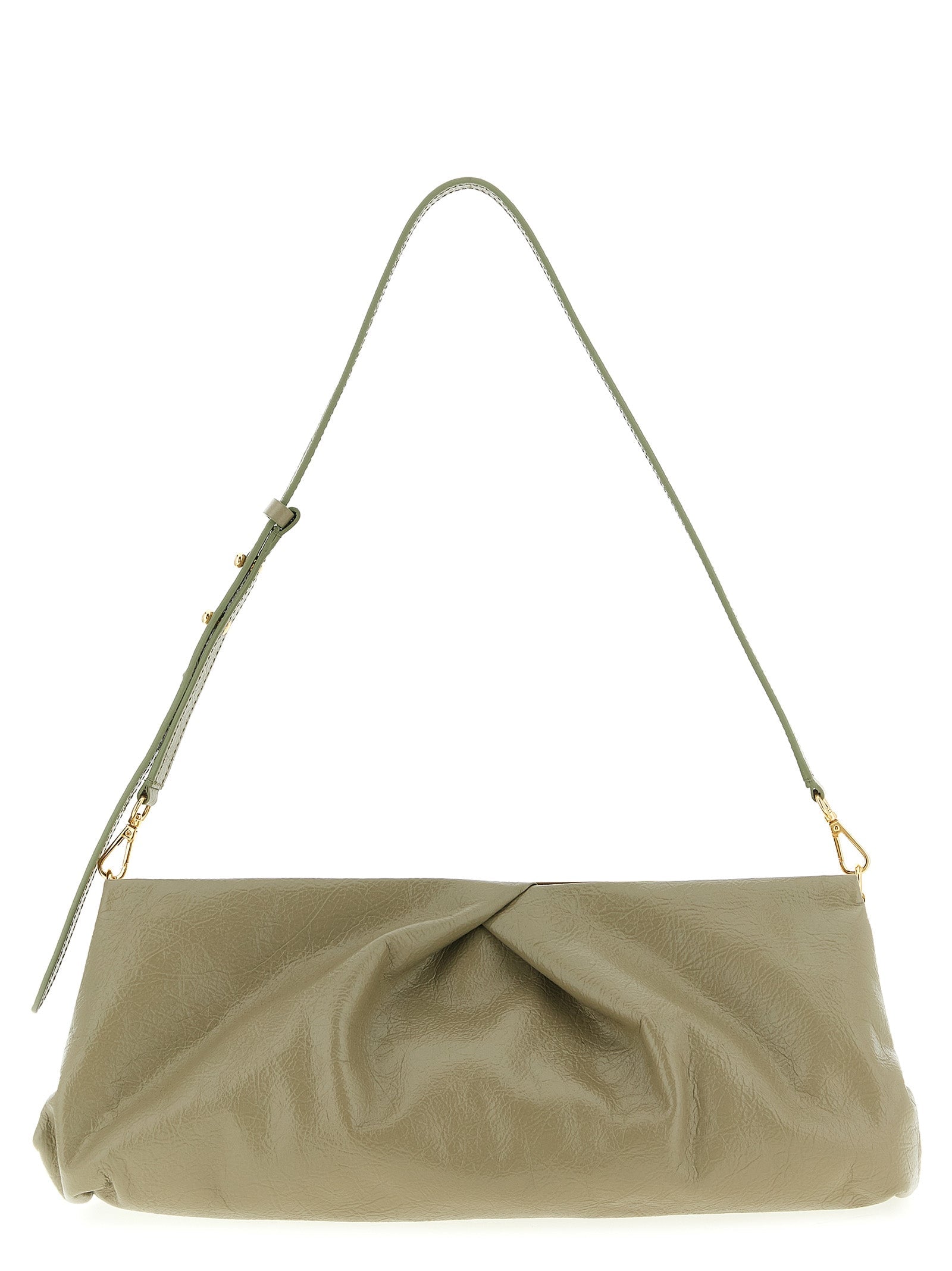 Dries Van Noten Bicolor Calfskin Clutch Bag