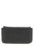 Brunello Cucinelli Black Leather Clutch Bag