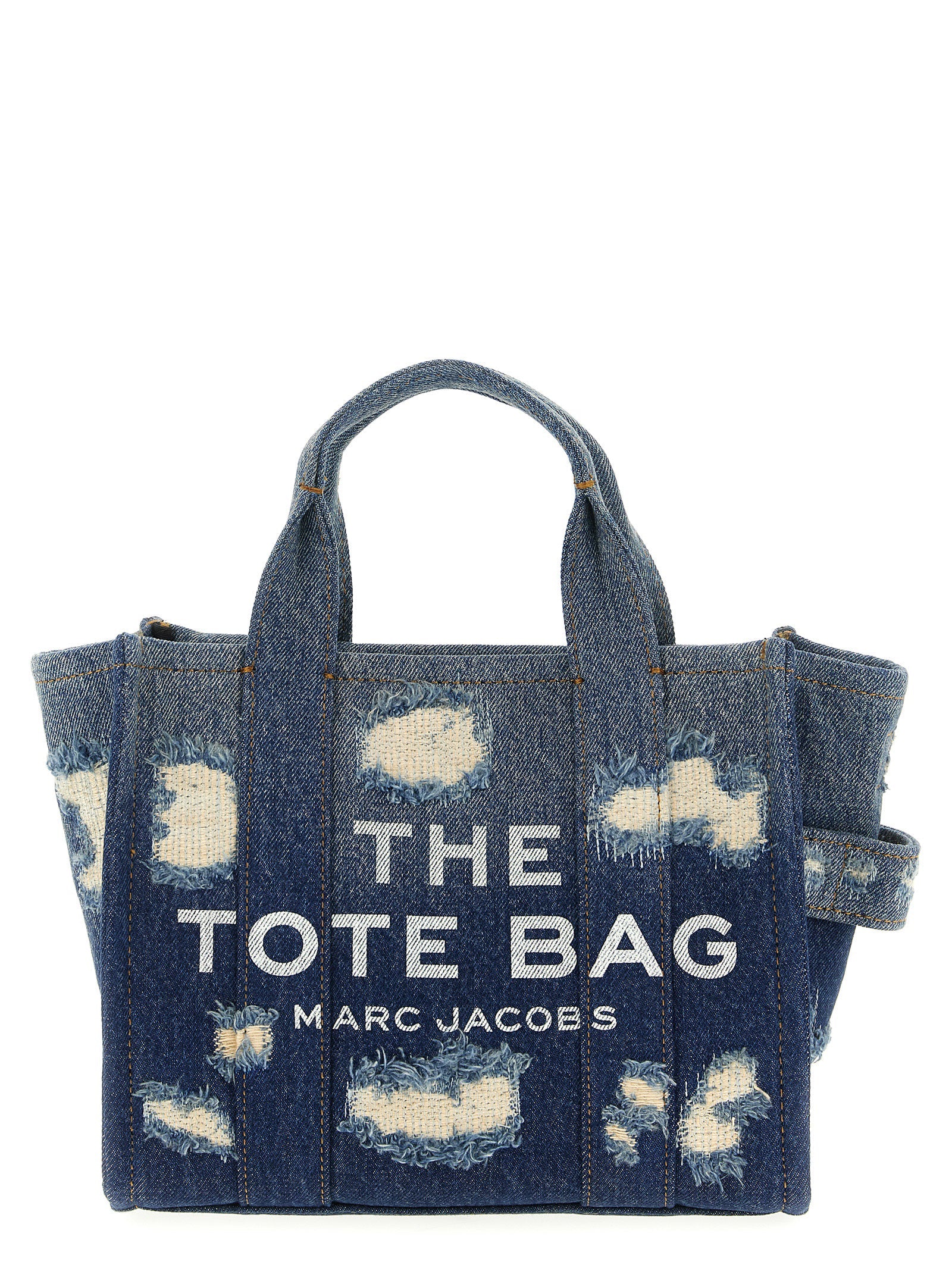 Marc Jacobs Blue Cotton Tote Bag