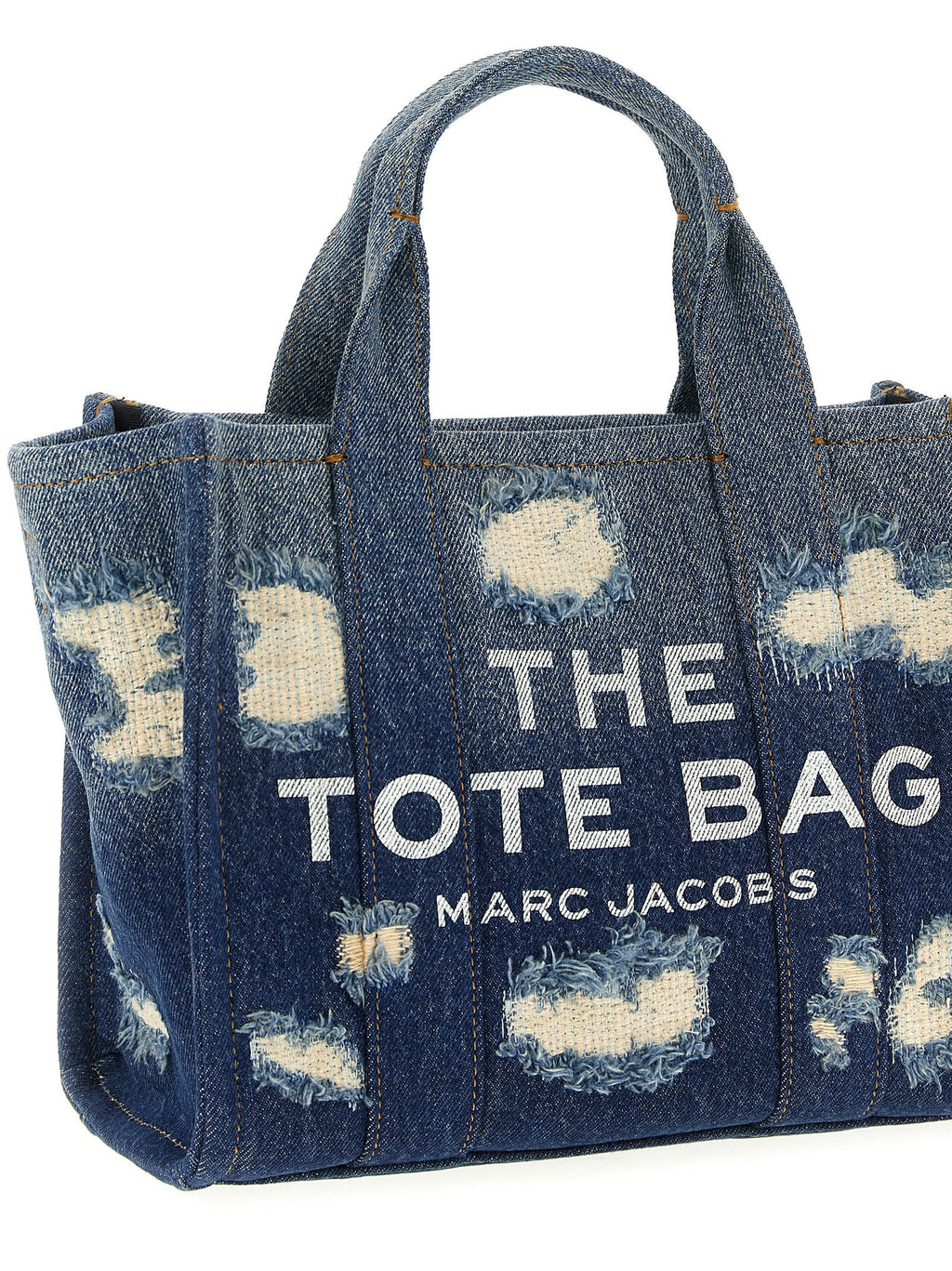 Marc Jacobs Blue Cotton Tote Bag