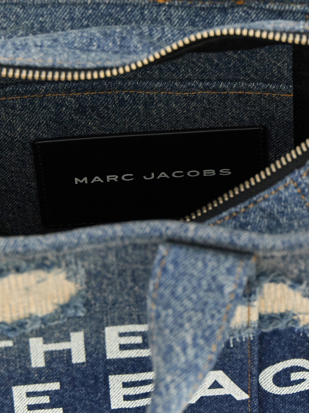 Marc Jacobs Blue Cotton Tote Bag