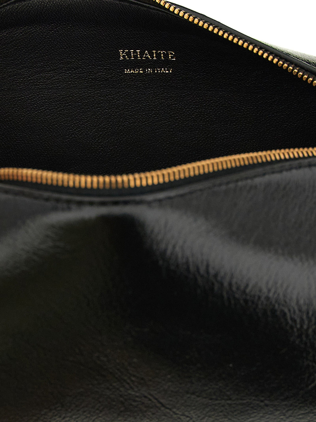 Khaite Black Calfskin Crossbody Bag